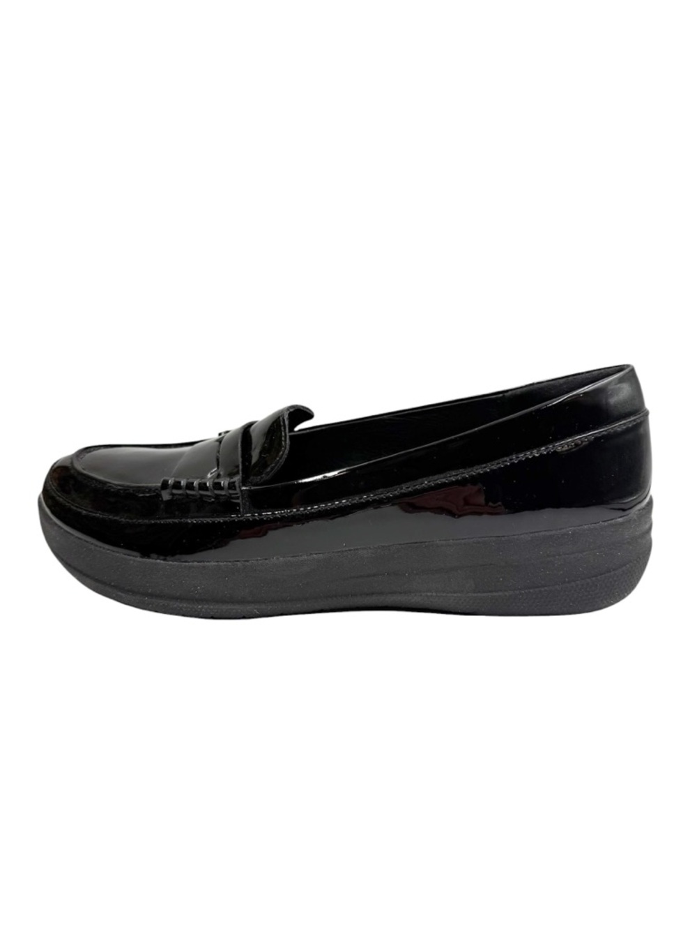 FITFLOP Patent Leather Penny Loafers 7.5